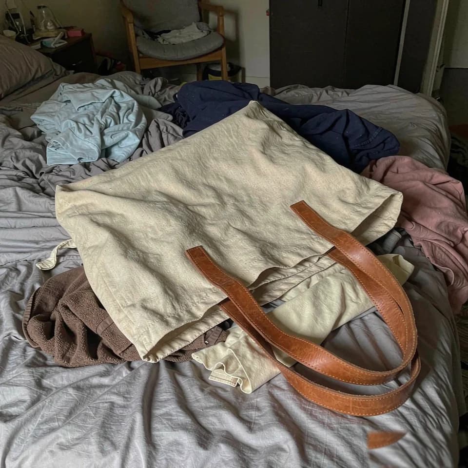 Canvas tote bag original phone photo