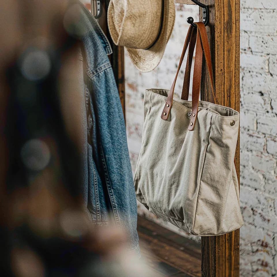 Canvas tote bag scene image