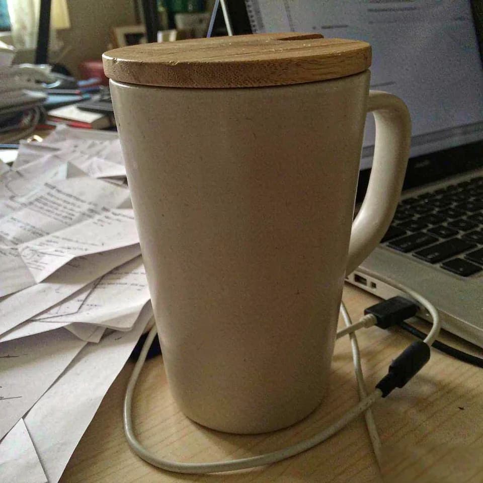 Ceramic travel tumbler original phone photo